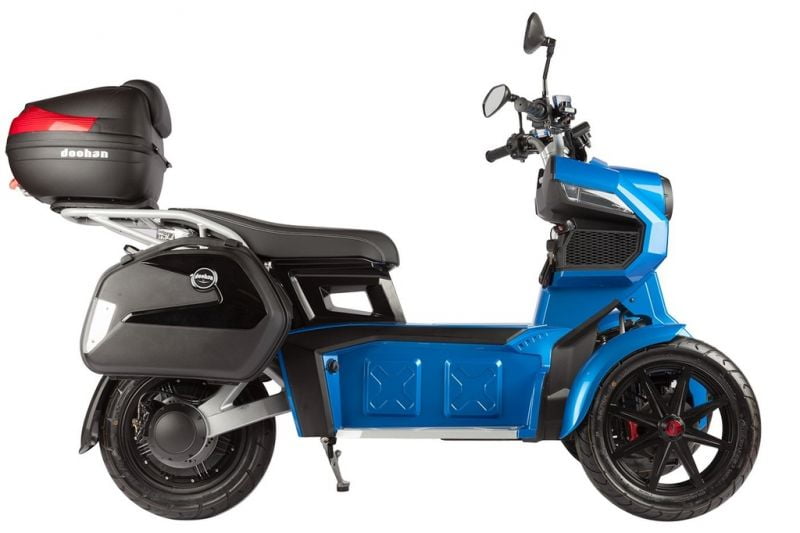 Электроскутер Doohan ITank EV3 Pro Blue 2000W Электроскутер Doohan ITank EV3 Pro Blue 2000W